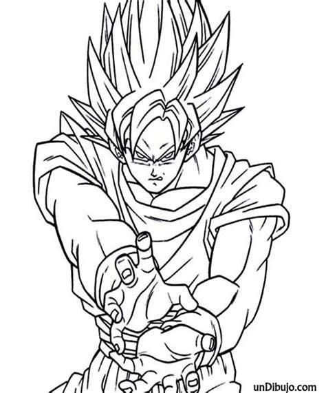 Dibujo de Goku manga para colorear - Dibujos Fáciles ⚡: Aprender como Dibujar y Colorear Fácil, dibujos de Manga Goku, como dibujar Manga Goku paso a paso para colorear