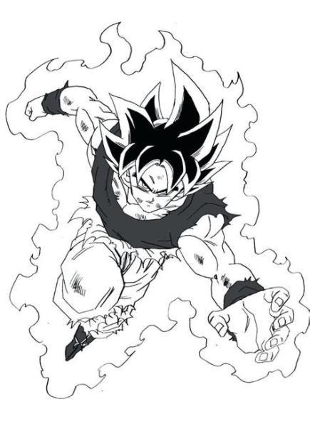 [View 25+] Dibujos Para Colorear De Goku Fase Ultra Instinto: Aprender como Dibujar y Colorear Fácil con este Paso a Paso, dibujos de Manga Mega, como dibujar Manga Mega para colorear