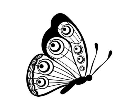 Dibujo de Mariposa dirección derecha para Colorear: Aprende a Dibujar y Colorear Fácil con este Paso a Paso, dibujos de Mariposas De Perfil, como dibujar Mariposas De Perfil para colorear e imprimir