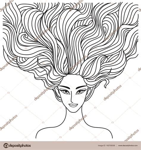 Imagenes de pelo largo para colorear – Cortes de pelo: Dibujar Fácil, dibujos de Mechones De Pelo, como dibujar Mechones De Pelo paso a paso para colorear