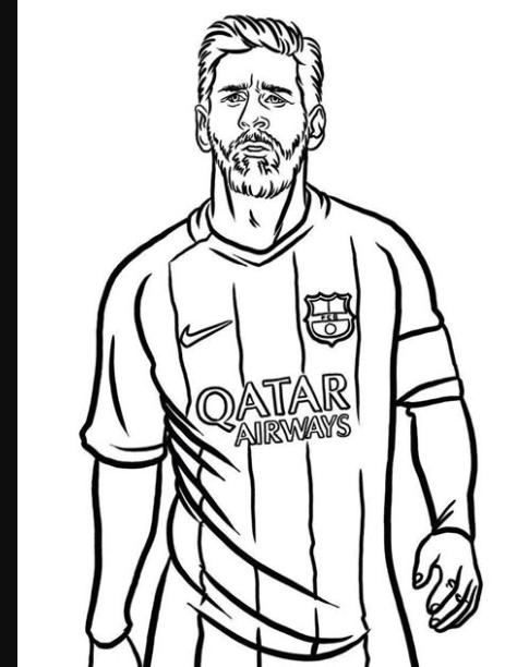 Dibujos de Lionel Messi para colorear imprimir gratis: Dibujar y Colorear Fácil con este Paso a Paso, dibujos de Messi, como dibujar Messi para colorear e imprimir