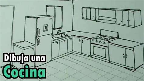 Como Puedo Disenar Una Cocina De Restaurante - Diseño De Casa: Aprender a Dibujar Fácil con este Paso a Paso, dibujos de Mi Cocina En 3D, como dibujar Mi Cocina En 3D paso a paso para colorear