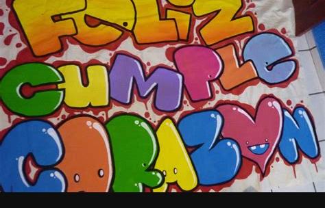 Graffitis de felicitaciones de cumpleaños | Arte con Graffiti: Aprender a Dibujar Fácil con este Paso a Paso, dibujos de Mi Nombre En Graffiti, como dibujar Mi Nombre En Graffiti para colorear e imprimir