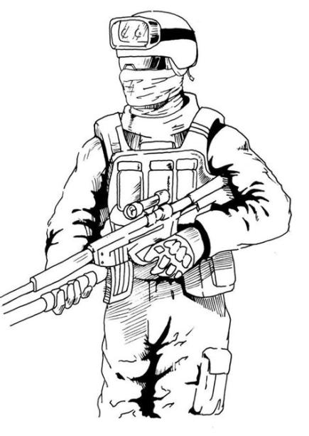 Pin de dibujosparacolorear en Call Of Duty para colorear: Dibujar Fácil con este Paso a Paso, dibujos de Militares, como dibujar Militares para colorear e imprimir