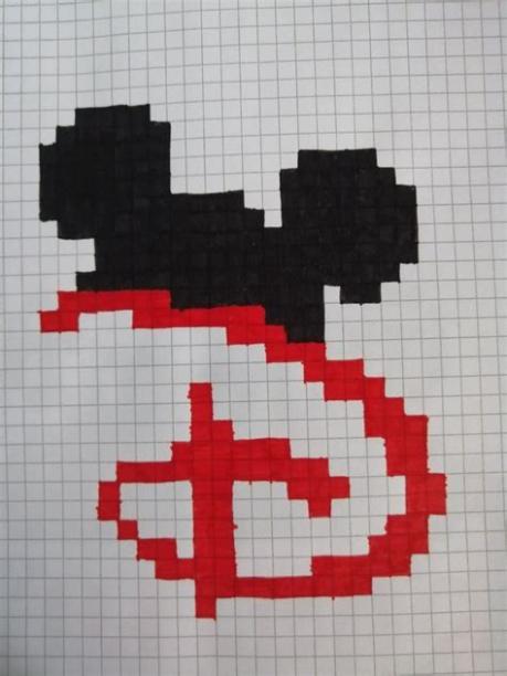 Disney of mickey mouse en 2021 | Dibujos en cuadricula: Aprende a Dibujar Fácil, dibujos de Minecraft En Hoja Cuadriculada, como dibujar Minecraft En Hoja Cuadriculada para colorear e imprimir