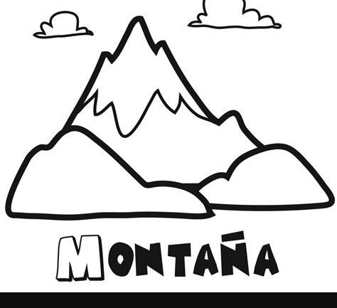 Colorear la montaña: Aprende a Dibujar y Colorear Fácil con este Paso a Paso, dibujos de Montaña, como dibujar Montaña paso a paso para colorear