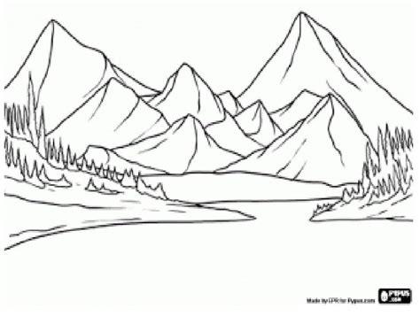 Montañas Para Dibujar Faciles A Color | Paginas Para Colorear: Dibujar Fácil, dibujos de Montañas Realistas, como dibujar Montañas Realistas para colorear e imprimir