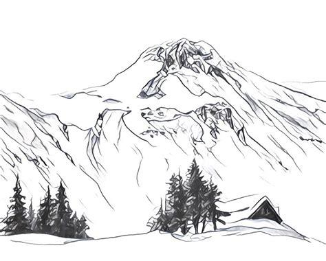imagenes de montañas llanuras rios lagos y mares para: Dibujar Fácil con este Paso a Paso, dibujos de Montañas Realistas, como dibujar Montañas Realistas para colorear