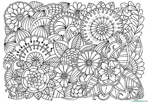 Dibujo de flores para colorear 6 - Web del maestro: Dibujar y Colorear Fácil, dibujos de Muchas Flores, como dibujar Muchas Flores paso a paso para colorear