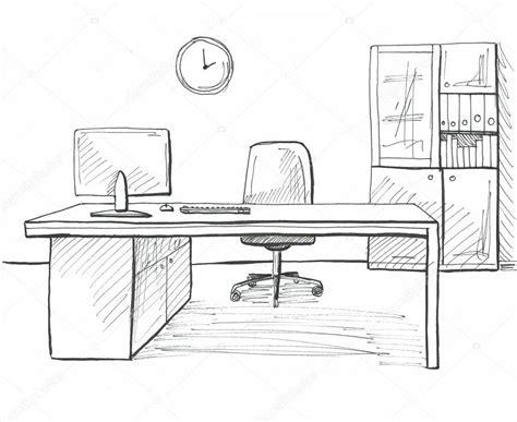 Dibujos: muebles de oficina | Oficina en un estilo de: Dibujar Fácil, dibujos de Muebles A Mano Alzada, como dibujar Muebles A Mano Alzada para colorear
