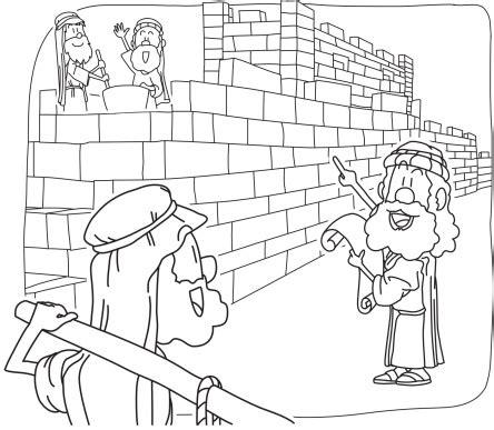 Nehemiah Rebuilt The Jerusalems Walls For Coloring Stock: Dibujar y Colorear Fácil con este Paso a Paso, dibujos de Muros, como dibujar Muros paso a paso para colorear