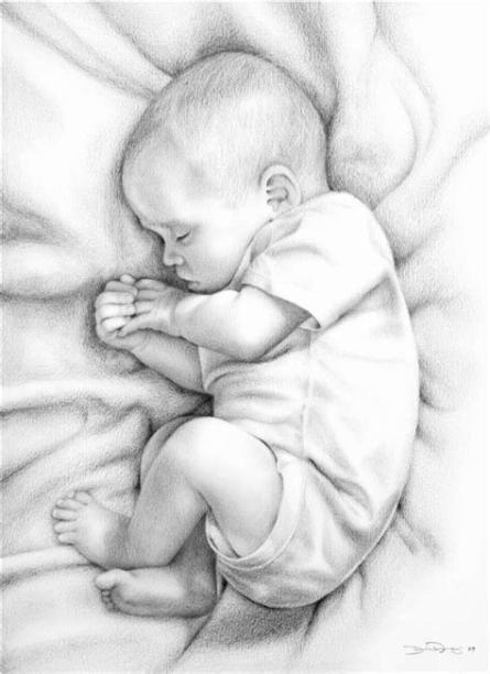 Dibujos Para Colorear De Bebes Recien Nacidos: Dibujar Fácil con este Paso a Paso, dibujos de Niños Realista, como dibujar Niños Realista para colorear e imprimir