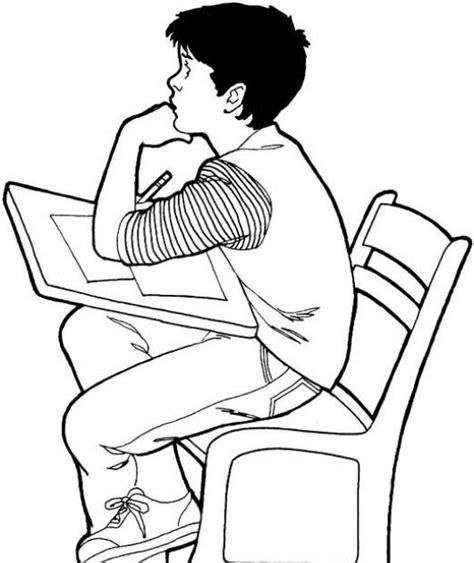 Nino Sentado Dibujo Para Colorear - imagen para colorear: Dibujar y Colorear Fácil, dibujos de Niños Sentados, como dibujar Niños Sentados para colorear