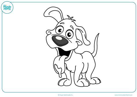 Dibujos de Perros para colorear - Mundo Primaria: Aprender como Dibujar Fácil con este Paso a Paso, dibujos de Niños Un Perro, como dibujar Niños Un Perro para colorear