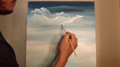 COMO PINTAR NUBES - YouTube: Dibujar y Colorear Fácil con este Paso a Paso, dibujos de Nubes Con Acrilico, como dibujar Nubes Con Acrilico para colorear e imprimir