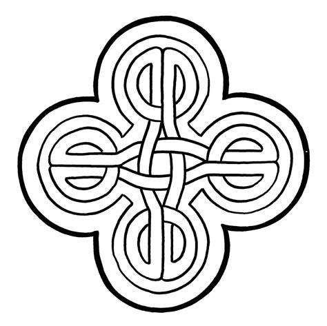 Mandalas Para Pintar: Cuatro nudos celtas entrelazados: Aprender a Dibujar Fácil con este Paso a Paso, dibujos de Nudos Celtas, como dibujar Nudos Celtas para colorear e imprimir