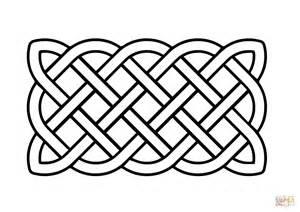 Dibujo de Nudo Celta Básico Rectangular para colorear: Dibujar Fácil con este Paso a Paso, dibujos de Nudos Celtas, como dibujar Nudos Celtas paso a paso para colorear