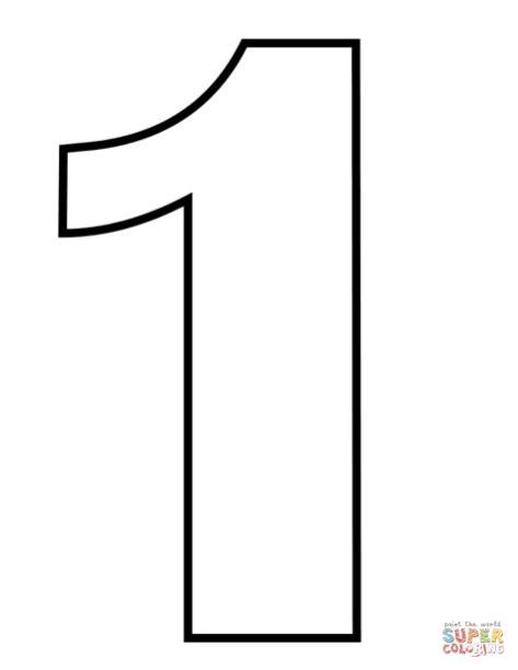 Dibujo de Número 1 para colorear | Dibujos para colorear: Aprender a Dibujar Fácil con este Paso a Paso, dibujos de Numero 1, como dibujar Numero 1 para colorear