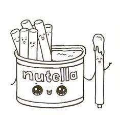 Imagenes De Nutella Para Dibujar / 57 Ideas De Nutella: Aprender a Dibujar y Colorear Fácil con este Paso a Paso, dibujos de Nutella Y Pan, como dibujar Nutella Y Pan para colorear e imprimir