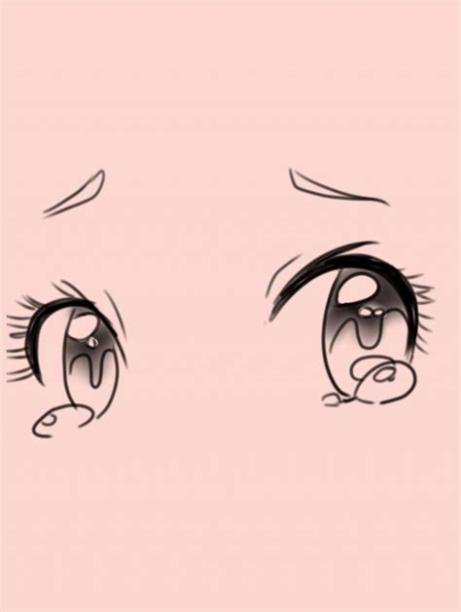 Cómo dibujar ojos anime ۰• Como dibujar ojos anime: Dibujar Fácil, dibujos de Ojos Anime Llorando, como dibujar Ojos Anime Llorando para colorear