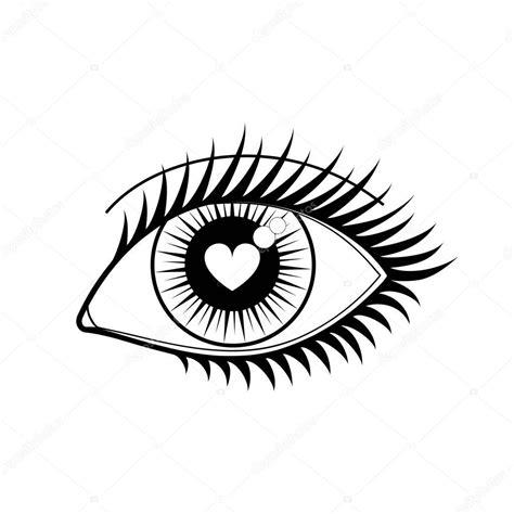 Imágenes: ojos para imprimir | Ojo del icono del amante: Dibujar Fácil, dibujos de Ojos Brillantes, como dibujar Ojos Brillantes para colorear