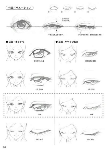 Pin by Dayana on ANIME (Drawings+Digital) | Drawing: Dibujar Fácil, dibujos de Ojos En Diferentes Posiciones, como dibujar Ojos En Diferentes Posiciones para colorear