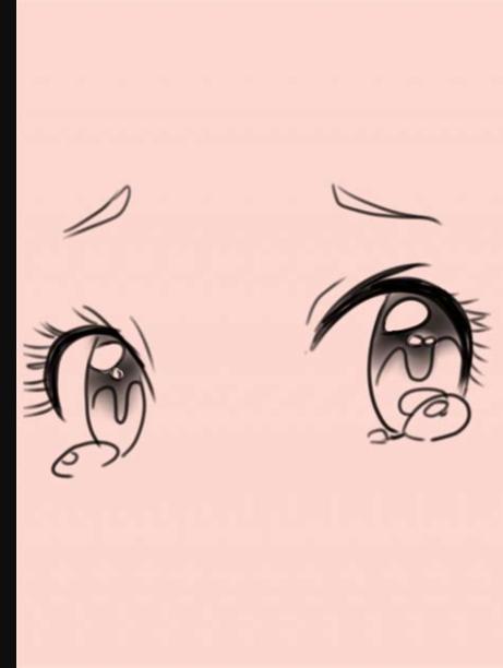 Cómo dibujar ojos anime ۰• Como dibujar ojos anime: Dibujar y Colorear Fácil con este Paso a Paso, dibujos de Ojos Llorando Anime, como dibujar Ojos Llorando Anime para colorear