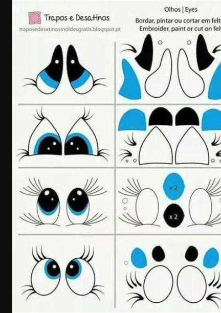Pin de Marcela Serrano en Animales | Pintar ojos. Ojos de: Aprende como Dibujar Fácil, dibujos de Ojos Para Fofuchas, como dibujar Ojos Para Fofuchas para colorear