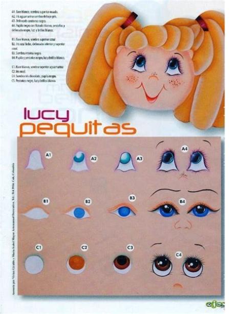 Dibujos de ojos para muñecas - Imagui: Aprende como Dibujar Fácil con este Paso a Paso, dibujos de Ojos Para Muñecas De Trapo, como dibujar Ojos Para Muñecas De Trapo para colorear