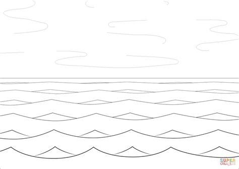 Dibujo de Olas del mar para colorear | Dibujos para: Dibujar Fácil con este Paso a Paso, dibujos de Olas De Mar, como dibujar Olas De Mar para colorear e imprimir