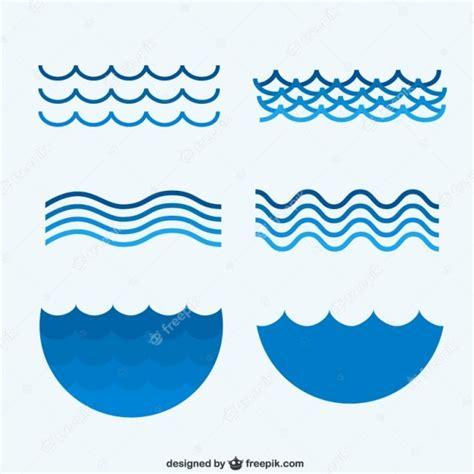 Ocean Waves Vectors. Photos and PSD files | Free Download: Aprender a Dibujar Fácil, dibujos de Ondas En Illustrator, como dibujar Ondas En Illustrator para colorear e imprimir