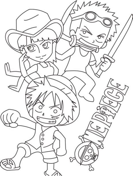 Dibujos de One Piece para colorear.: Dibujar y Colorear Fácil con este Paso a Paso, dibujos de One Piece, como dibujar One Piece paso a paso para colorear
