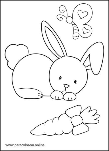 Los mejores Dibujos de Conejos para Colorear Imprimir y: Dibujar y Colorear Fácil con este Paso a Paso, dibujos de Orejas De Conejo Anime, como dibujar Orejas De Conejo Anime paso a paso para colorear