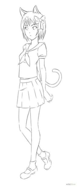 Cómo dibujar una chica gato | •Neko• Amino: Aprender como Dibujar y Colorear Fácil, dibujos de Orejas De Gato Anime, como dibujar Orejas De Gato Anime para colorear e imprimir