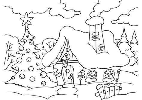 Dibujos de paisajes de Navidad para pintar | Colorear: Dibujar Fácil con este Paso a Paso, dibujos de Paisajes Navideños, como dibujar Paisajes Navideños paso a paso para colorear