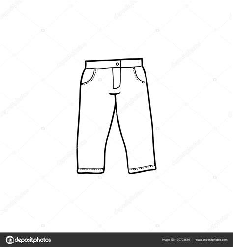 Pantalones dibujo plano | Vector plano pantalones vaqueros: Aprender como Dibujar Fácil, dibujos de Pantalones Vaqueros, como dibujar Pantalones Vaqueros para colorear