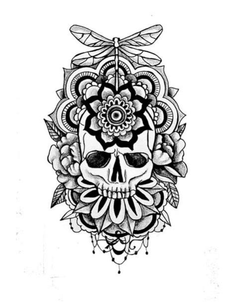 Mandalas calaveras mexicanas para colorear: Dibujar Fácil, dibujos de Para Tatuar, como dibujar Para Tatuar para colorear
