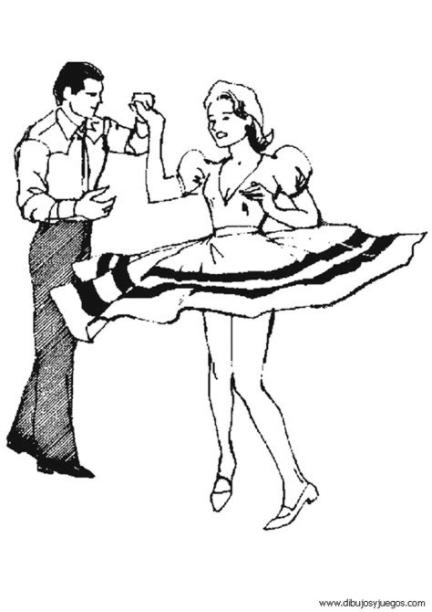 PARA COLOREAR DANZA - Imagui: Aprende a Dibujar Fácil con este Paso a Paso, dibujos de Pasos De Baile, como dibujar Pasos De Baile paso a paso para colorear