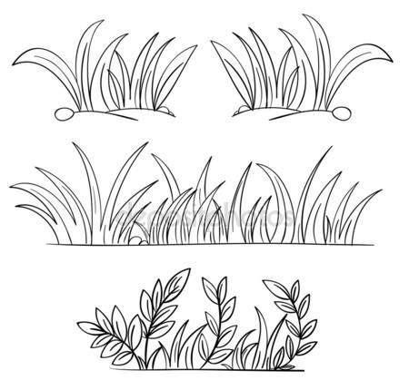 Dibujo de pasto para colorear - Imagui | Grass drawing: Dibujar Fácil con este Paso a Paso, dibujos de Pasto, como dibujar Pasto paso a paso para colorear