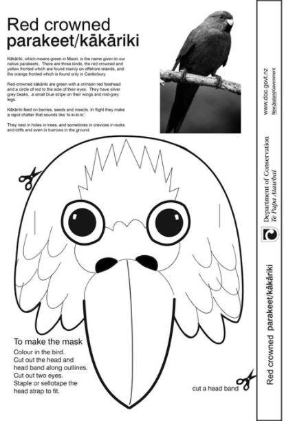 Máscara de pájaros para imprimir - Colorear dibujos: Aprender como Dibujar Fácil, dibujos de Patas De Pajaro, como dibujar Patas De Pajaro paso a paso para colorear