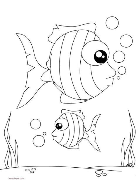 Dibujos de un pez para colorear: Dibujar Fácil con este Paso a Paso, dibujos de Peces Para Niños, como dibujar Peces Para Niños para colorear e imprimir