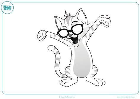 Dibujos de gatos para imprimir y colorear - Mundo Primaria: Aprender como Dibujar y Colorear Fácil, dibujos de Pelo De Gato, como dibujar Pelo De Gato paso a paso para colorear
