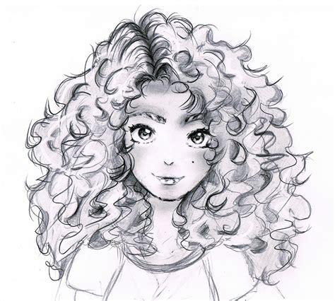 Curly Hair #Curly #Hair #Girl #Anime #Manga #Pencil #: Aprender a Dibujar Fácil con este Paso a Paso, dibujos de Pelo Rizado Anime, como dibujar Pelo Rizado Anime para colorear e imprimir