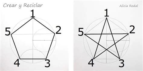 Cómo dibujar un pentágono y una estrella de 5 puntas: Dibujar Fácil con este Paso a Paso, dibujos de Pentagono Con Compas, como dibujar Pentagono Con Compas paso a paso para colorear
