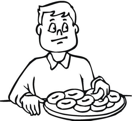 Imagenes para colorear de una persona comiendo - Imagui: Dibujar y Colorear Fácil, dibujos de Persona Comiendo, como dibujar Persona Comiendo paso a paso para colorear