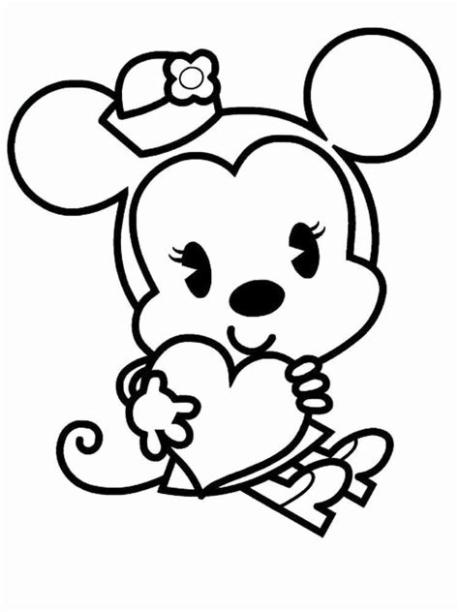 Kawaii Disney Coloring Pages New Dibujos Para Colorear: Aprender como Dibujar y Colorear Fácil con este Paso a Paso, dibujos de Personajes De Disney Kawaii, como dibujar Personajes De Disney Kawaii para colorear