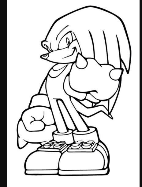 Sonic - Dibujos para imprimir y colorear: Dibujar y Colorear Fácil con este Paso a Paso, dibujos de Personajes De Sonic, como dibujar Personajes De Sonic para colorear e imprimir
