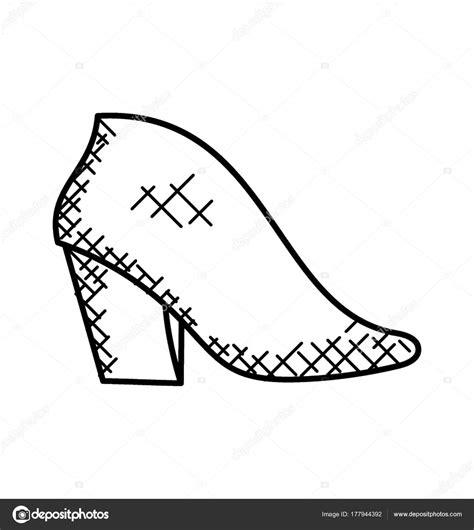 Ilustración vectorial de zapatos de juego de dibujos: Aprender a Dibujar Fácil, dibujos de Pies De Frente Con Zapatos, como dibujar Pies De Frente Con Zapatos paso a paso para colorear
