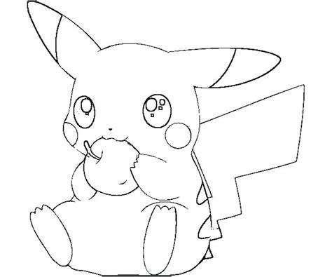 Dibujos Kawaii Para Colorear Pikachu - imagen para colorear: Dibujar Fácil, dibujos de Pikachu Kawaii, como dibujar Pikachu Kawaii para colorear