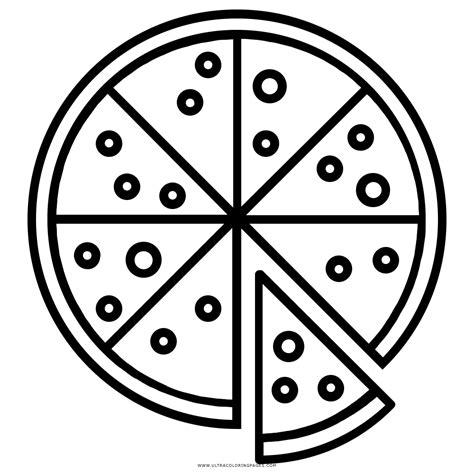 Dibujo De Pizza Para Colorear - Ultra Coloring Pages: Dibujar y Colorear Fácil con este Paso a Paso, dibujos de Pizza, como dibujar Pizza para colorear e imprimir